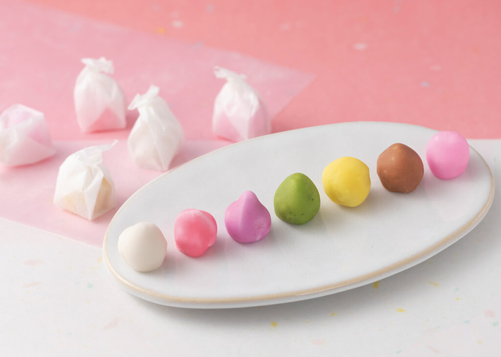 石川県白山市の和菓子店『彩霞堂』の人気商品、千歳くるみ