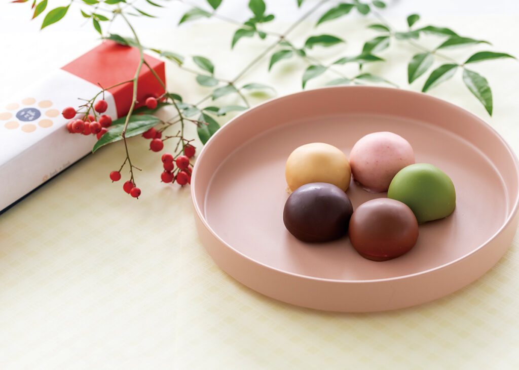石川県小松市の和菓子店『御朱印』で販売する「御朱印・littleりとる」