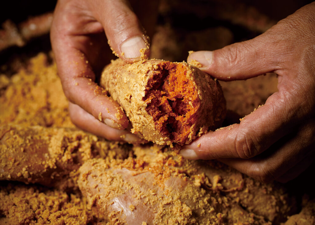 石川県の発酵食品「ふぐの子のぬか漬け」
