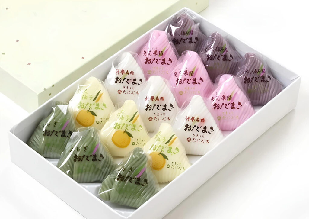 :御菓子司たにぐちの商品「おだまき」の詰め合わせ
