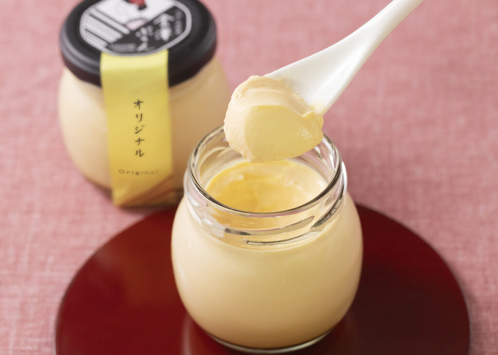 金沢市ひがし茶屋街の『金澤ぷりん本舗』のプリン