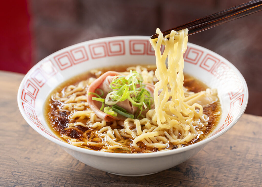 石川県能登町の『カネイシ』が作る
いしりらーめんの盛り付け例