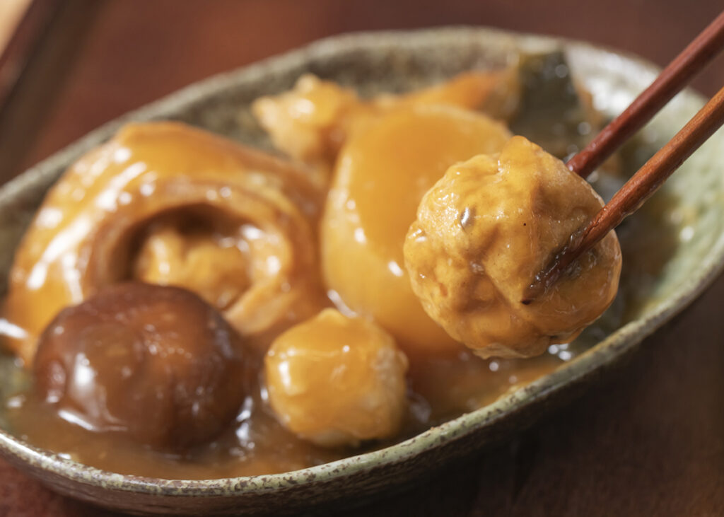 1.2.3Laboの「加賀おでん」の盛り付け例