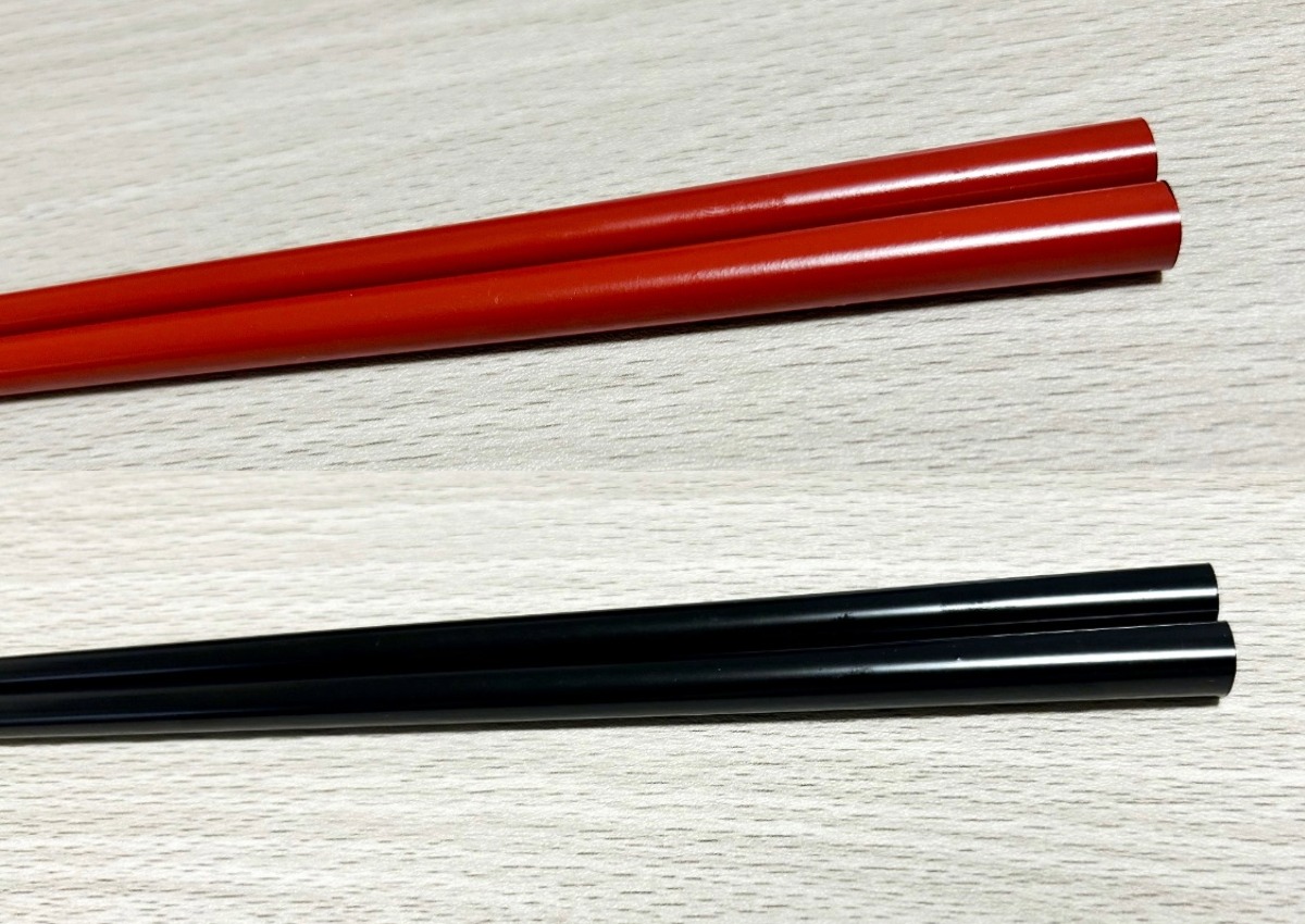 輪島うるし塗箸（黒/赤）