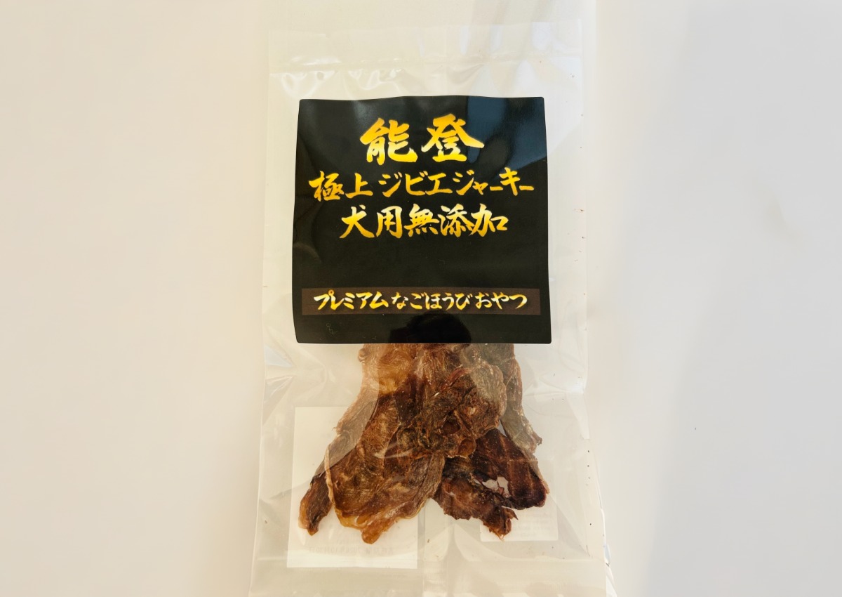 能登極上ジビエジャーキー　犬用無添加２０g （３袋入・6袋入）